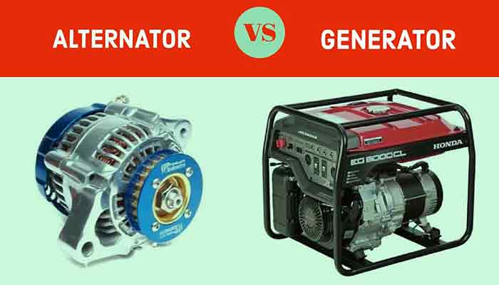 Differences Between A Generator And An Alternator
